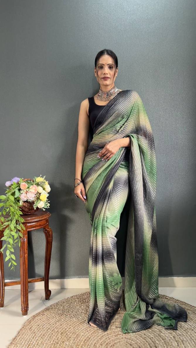 LC 90 Party Wear 1 Minute Readymade Saree Suppliers In India
